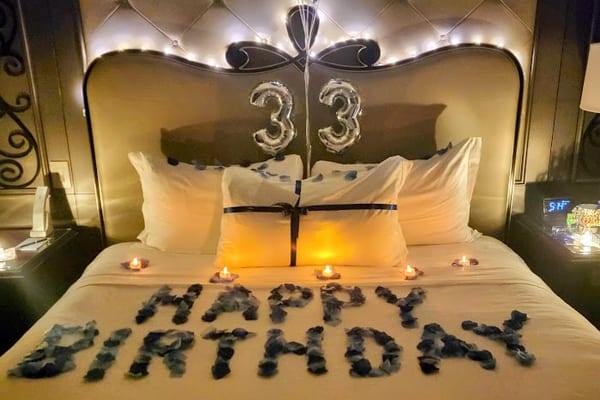 Romantic Birthday setup photo 1