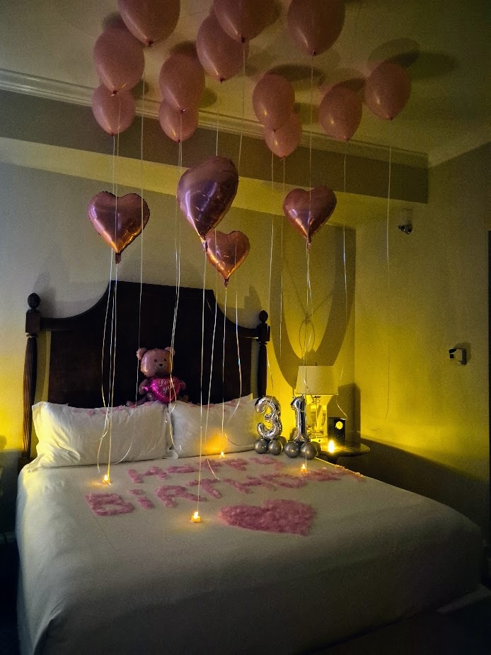 Celebrate Your Love heart balloons